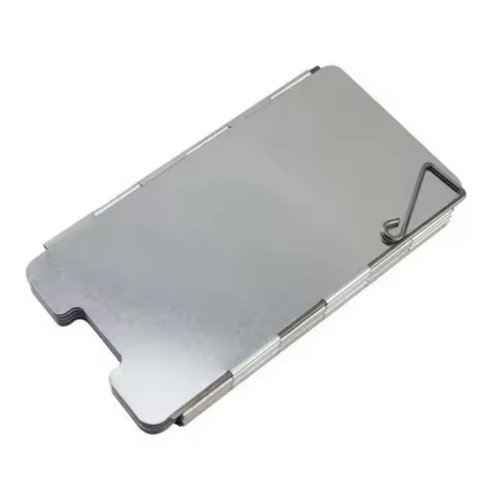Deflector ultraligero para exteriores, tablero de 9 piezas, parabrisas para acampar, estufa de gas plegable, deflector de viento - 1