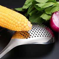 Cuchara de Colador de Acero Inoxidable Fácil de Drenar Líquidos Cocina Versátil - details 1
