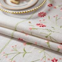 Manteles bordados resistentes a los arañazos con estampado de flecos para decoración de bodas, manteles para banquetes - details 9