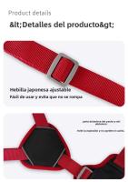 Correa Reflectante de Nylon para Perros Chaleco Oxford con Ventilación 3D, U-Collar Antiasfixia, Correa Ajustable 1.5m, Tallas M-L (Hasta 22kg) - details 10