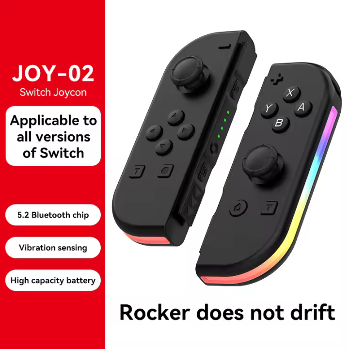Joy Pad Joycons Gamepad para Nintendo Switch Joystick Bluetooth controlador de juego inalámbrico Joystick con consolas de videojuegos Trubo - 1