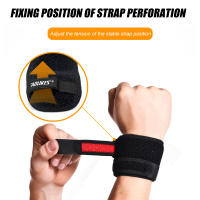 Tcare Deportes Muñequera Correa de Pulsera Deportiva Flexible y Elástica para Levantamiento de Pesas, Gimnasio, Entrenamiento Ajustable - details 7
