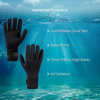Guantes de buceo para surfear, traje de neopreno térmico antideslizante Flexible de 3mm para pesca submarina, natación y Rafting - details 1