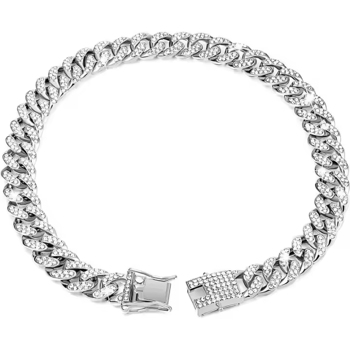 perro oro lujo, estrangulación eslabones cadena cubana perros pequeños, medianos y grandes, Collar para mascotas, joyería, - 1