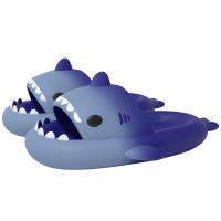 Pantuflas de Tiburón de Gradiente EVA para Verano 2024 Sandalias de Interior Suaves de Color Caramelo para Niños Solas Gruesas para Mujeres Hombres - details 9