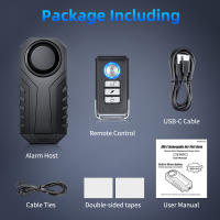 Elecpow-alarma de bicicleta recargable tipo C, sistema de alarma de bicicleta, resistente al agua IP65, 113dB, Control remoto, búsqueda, recordatorio de bocina inalámbrico - details 12
