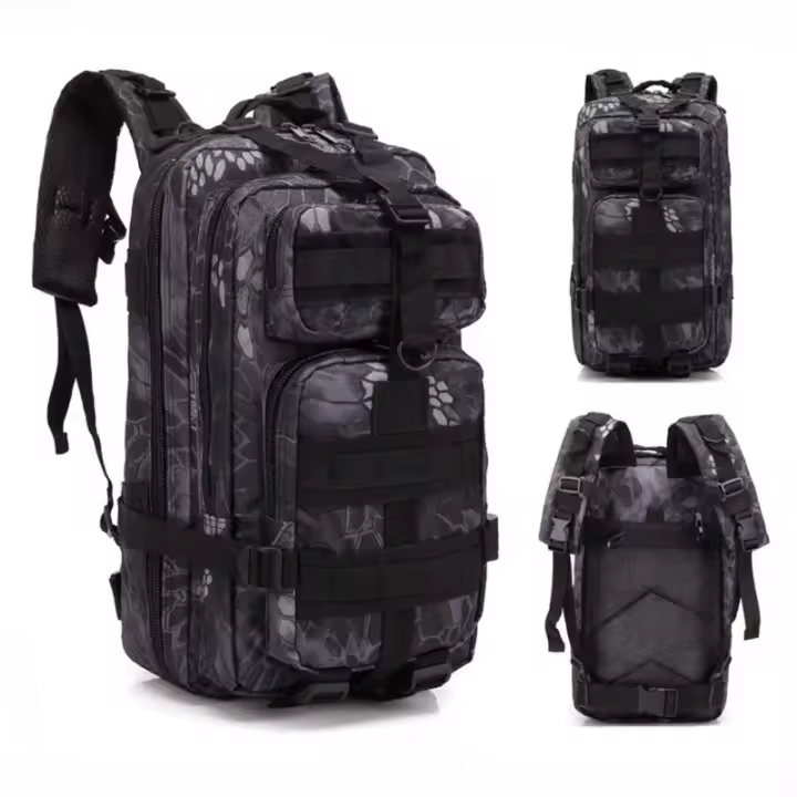 Mochila táctica 3P 20L-25L 1000D Nylon al aire libre senderismo Camping viaje pesca para hombres caza Molle bolsa mochilas deportivas - 1