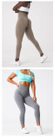 Leggings sin costuras Scrunch para mujer, mallas suaves de entrenamiento, trajes de Fitness, pantalones de Yoga, ropa de gimnasio, nuevo - details 5