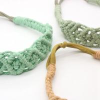 Diadema de margarita con cuerda trenzada, banda elástica para el cabello, estilo étnico, banda para el cabello de macramé, pañuelo para el cabello de mujer, bandana de ganchillo, diadema bohemia - details 10