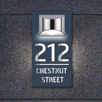 Placa de Número de Puerta Moderna de Acrílico Personalizada Corte Láser Personalizado - details 3