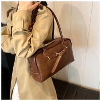 "Bolso bajo brazo mujer 2025" |   Gran capacidad retro |   Estilo Boston almohada. |   Bandolera elegante para oficina y viaje |   Piel sintética premium |   Moda primavera verano |   Correa ajustable |   Compartimentos múltiples |   Envío rápido - details 4
