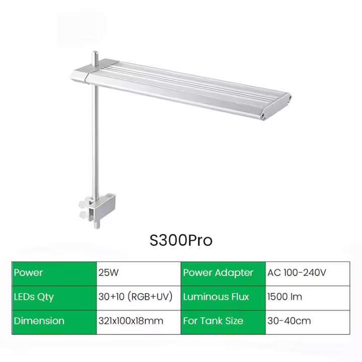 Luz LED para Acuario de Agua Dulce de la Serie S de WEEK AQUA Control de Aplicación Bluetooth - 1