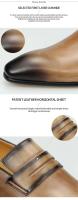 Zapatos de cuero informales para hombre, cómodos y hechos a mano, para fiesta y oficina, nueva marca de lujo - details 2