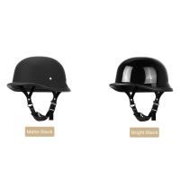 Casco de Motocicleta Estilo Alemán Medio Crucero Retro con Cara Abierta Certificado DOT S-XXL - details 3