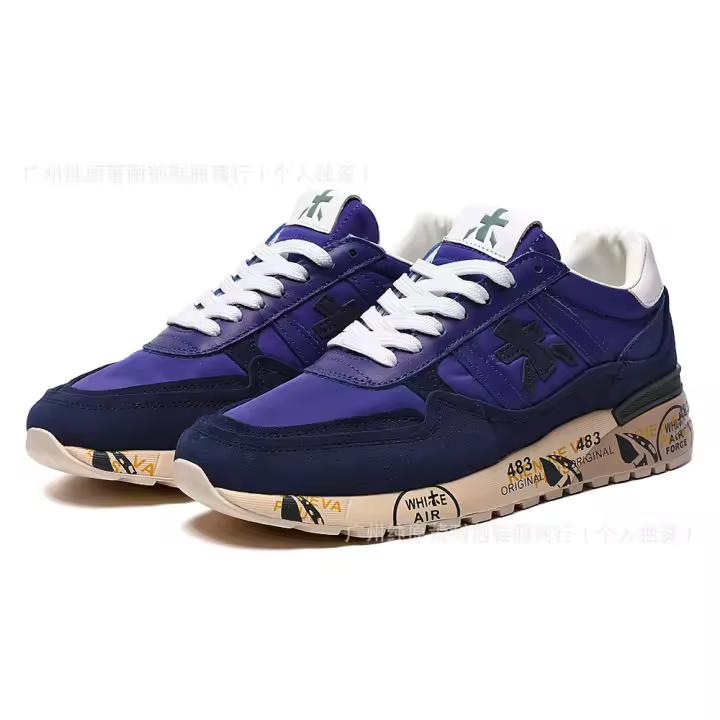 Nuevo, calzado masculino, suela gruesa, transpirable, retro, piel anti-terciopelo, casual, zapatillas deportivas - 1