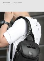 Bolso bandolera de pecho multifunción Oxford impermeable para hombre, de gran capacidad, para exteriores - details 20