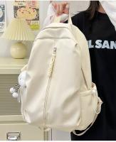 Mochila de viaje de gran capacidad, novedad de 2025, mochila escolar sencilla de Color sólido para estudiantes, Mochila deportiva, bolsa para ordenador - details 14