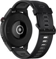 Caliente Huawei Watch GT Runner 4GB RUN-B19 Correa de silicona suave de fibra de polímero duradera GNSS de cinco sistemas de doble banda - Negro - details 6