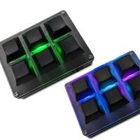 Teclado inalámbrico personalizable con 6 teclas 2.4G, USB, Bluetooth, Trimodo, Personalización, Teclas intercambiables en caliente - details 6