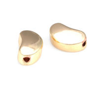 Espaciador de arco iris y Luna de latón, Color oro de 18K, paloma, estrella, nube, cilindro, pulsera ovalada, cuentas, fabricación de joyería, accesorios Diy - details 43