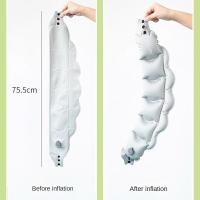 Almohada de viaje inflable en forma de U, almohadilla suave plegable para reposacabezas, ahorra espacio, cómoda almohada para dormir, vértebra Cervical, coche - details 13