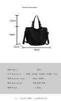 Bolso Retro de lona para ropa de trabajo, bandolera multifuncional de gran capacidad, marca de moda, novedad de 2024 - details 0