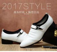 Zapatos planos con logo para hombre, informales, de cuero limpio, hechos a mano, 2024 - details 0