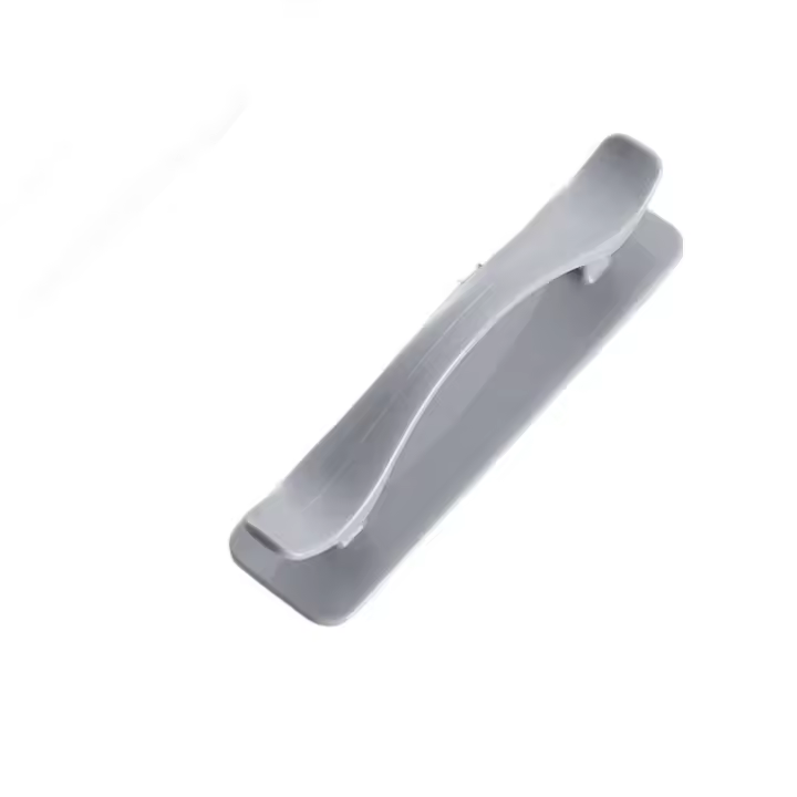 Manija de puerta de plástico autoadhesiva, montaje en superficie, sin perforación, tiradores sin perforaciones, manija de gabinete de plástico push-pull, cajón - 1