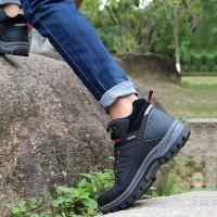 Zapatos de senderismo populares para hombre, zapatillas de cuero para exteriores, botas de montaña, calzado de escalada, trotar, Trekking - details 7