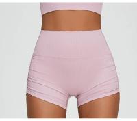Shorts Deportivos de Cintura Alta para Yoga y Estiramiento Secado Rápido, Transpirable, Material de Nylon - details 6