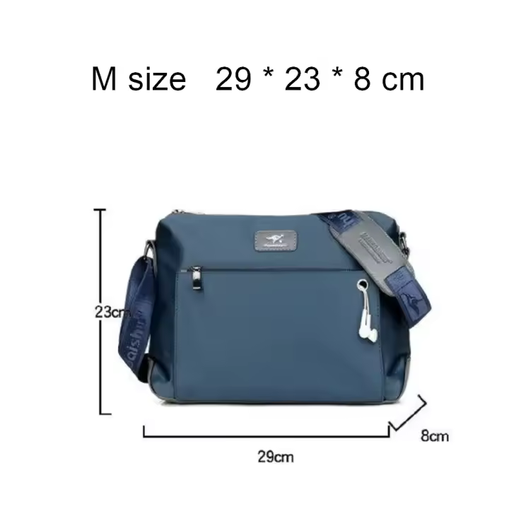 Bolso de hombro Oxford impermeable para hombre, bandolera informal, a la moda - 1