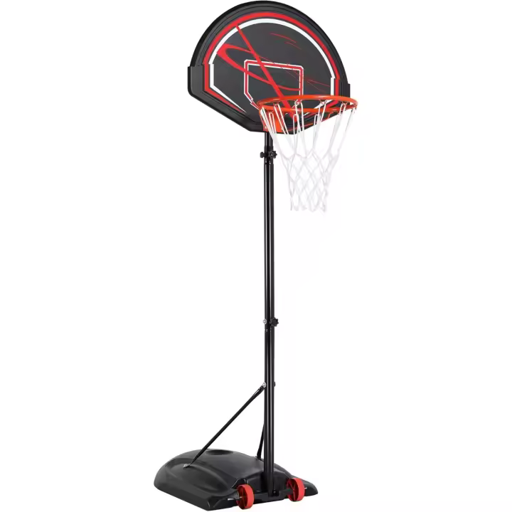 Baloncesto Exterior 170-230cm Ajustable Móvil con Ruedas Portátiles Tableros de Baloncesto para Adultos Niños - 1