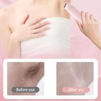 Recortador de Bikini pequeño 2 en 1 para mujer, removedor eléctrico recargable, afeitadora portátil para recortar el pelo en seco y húmedo - details 8