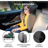 Silla coche Isofix, Silla coche para bebé y niños, Cinturón, Universal, Grupo 2/3, de 15 a 36 kg, Negro - details 13