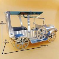Modelos clásicos Retro de aleación de acero inoxidable, decoraciones para ventanas de sala de estar, modelos de coches antiguos artesanales - details 3