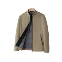 Chaquetas para hombre con cuello levantado, abrigos rompevientos, ropa Formal, Moda para primavera y otoño - details 5