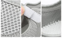 Zapatos informales de verano para mujer, zapatillas portátiles suaves, zapatos para caminar, suelas planas para mujer, zapatos blancos transpirables sin cordones - details 7