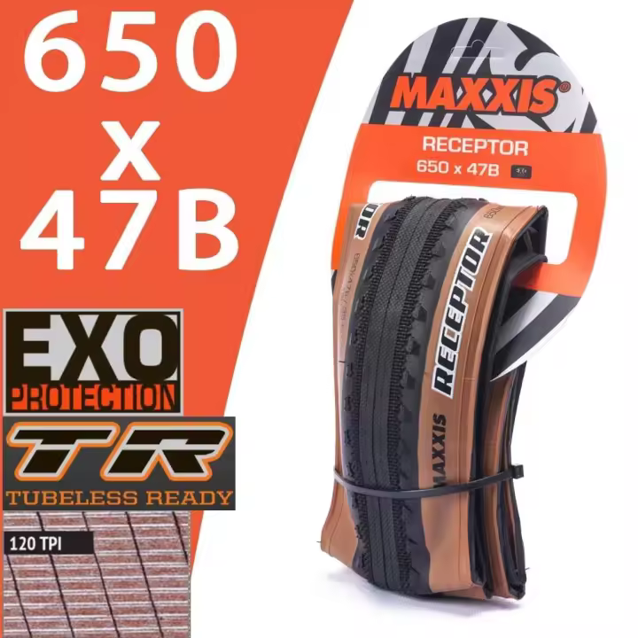 MAXXIS RECEPTOR GRAVEL TUBELESS 700x40C 650x47B 40-622 29 PULGADAS neumático de bicicleta mtb bicicleta de carretera 27.5er - 1