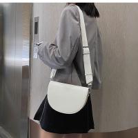 Bolso Pequeño Bolso De Mujer 2025 Primavera Nueva Moda Correa De Hombro Ancha Bolso De Sillín Cruzado De Un Solo Hombro - details 12
