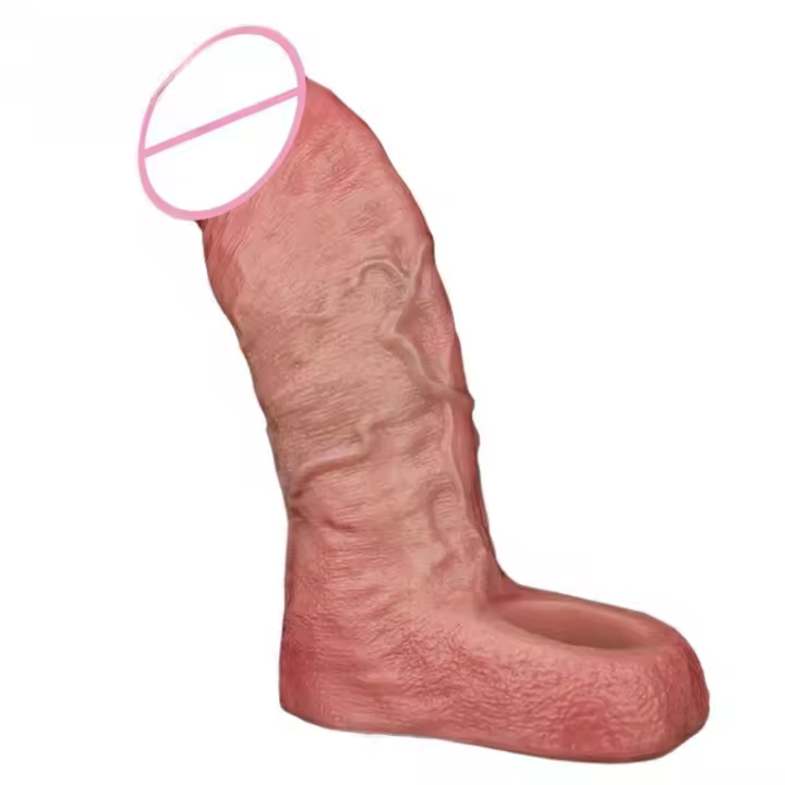 Empaque privado Sexy SXXY Silicona 4 Tamaños Ultra Hueco Dildo Manga para agrandar el pene masculino Funda realista de extremo abierto para hombres - 1