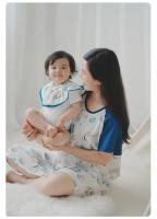 Babero de gasa de algodón de bambú para bebés y niños, Baberos para comer, espesamiento impermeable giratorio multicapa - details 4