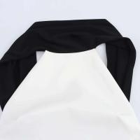 2025 primavera nuevo producto ropa de mujer cuello colgante contraste empalme Falda corta sin mangas Mini vestido - details 3