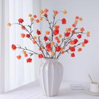 Linterna Artificial realista, flor de tacto Real, simulación elegante, Enkianthus Chinensis, linterna hecha a mano, ramas de frutas - details 2