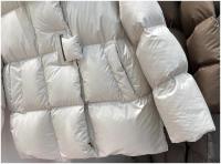 Chaqueta de Plumífero de Pato Blanco Janveny Invernal Abrigo de Moda Cálido y Suelto para Mujeres - details 8