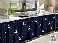 HTC Lababo-cortina corta para cocina, 150x70cm - details 97