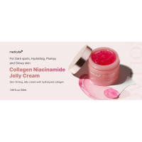 Crema de gelatina medicube: colágeno hidrolizado liofilizado con niacinamida aumenta la hidratación de la barrera de la piel y le brinda brillo y levantamiento las 24 horas - details 1