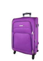 Maleta de Lona con 4 ruedas 360° y Código de Seguridad. ¡Equipaje ideal para Viajes en cortos y largos en avión! Color MORADO - details 2