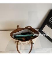 Bolso tejido informal para vacaciones en la playa de verano para mujer, bolso versátil para las axilas para ir de compras y viajar, 2025 - details 6