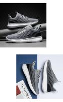 Zapatos informales ligeros antideslizantes para hombre, zapatillas de moda transpirables para correr, caminar al aire libre, entrenamiento, Tenis - details 14