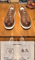 Zapatos de hombre de cuero genuino de alta gama, de cuero vacuno puro, casuales, con suela suave, al por mayor. - details 0